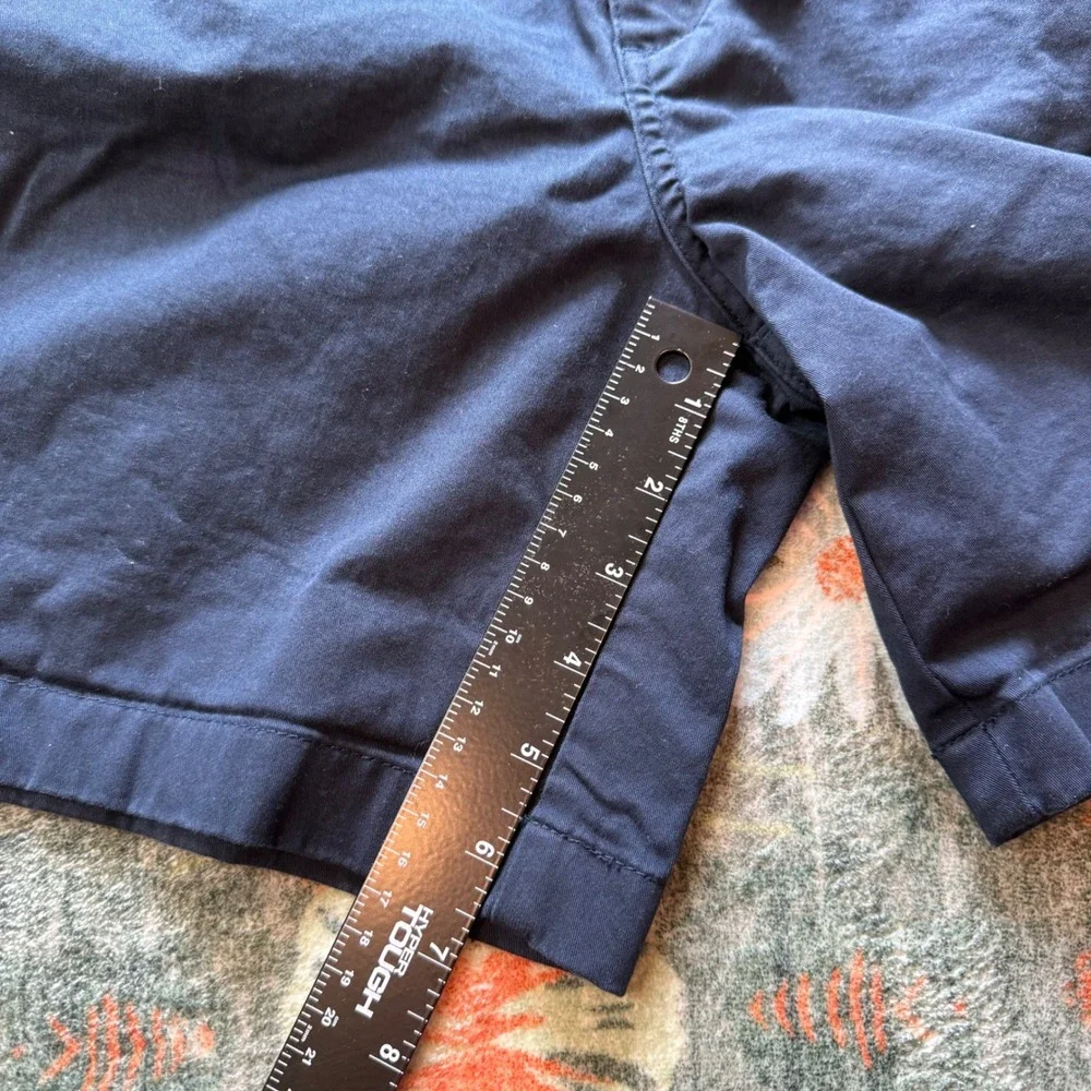Chubbies Originals Mens Navy Blue 7 Inch Inseam Stretch Shorts Size Small
